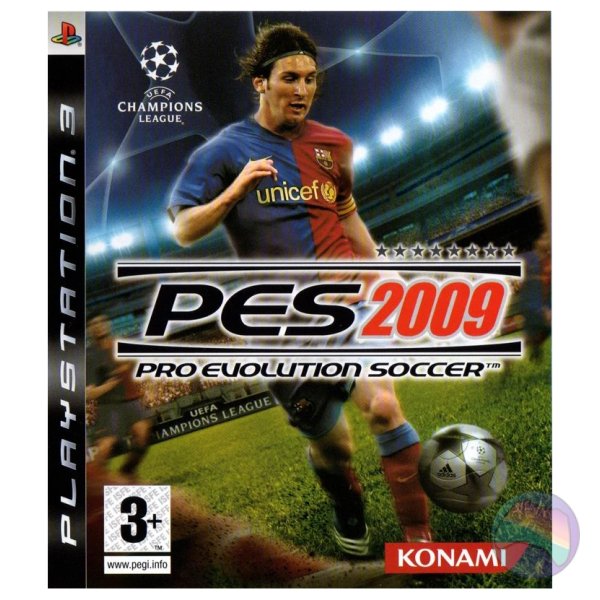 6258693-pes-2009-pro-evolution-soccer-front-cover.jpg Pro Evolution Soccer 2009, Boxed (With Manual)