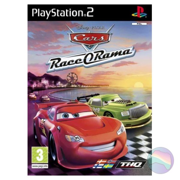 1600-10068.jpg Cars Race-O-Rama, Boxed (No Manual)