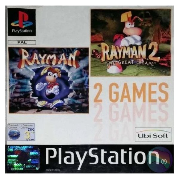 Rayman + Rayman 2: The Great Escape, Boxed (With Manual)