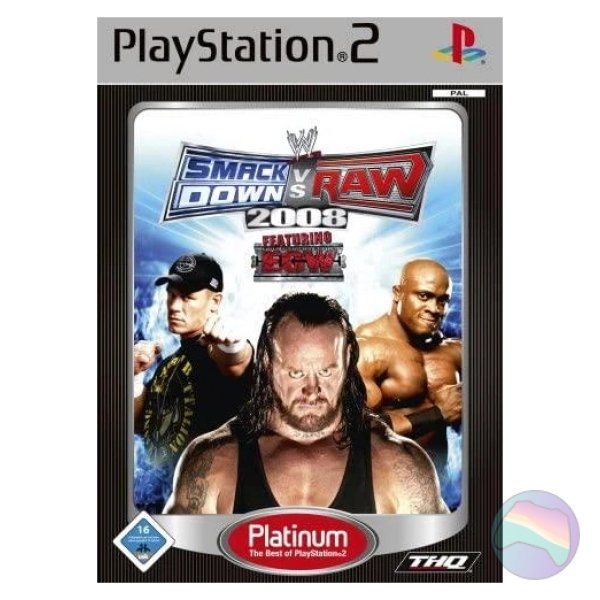 WWE Smackdown vs. Raw 2008 [Platinum], Boxed (No Manual)