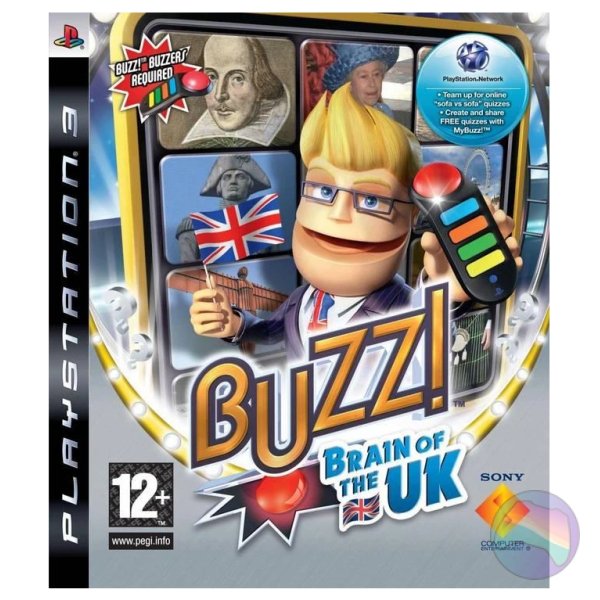 Buzz: Brain of the UK (No Buzzers), Unboxed (Game Only)