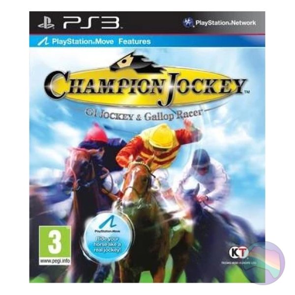 1600-14419.jpg Champion Jockey: G1 Jockey & Gallop Racer, Boxed (With Manual)