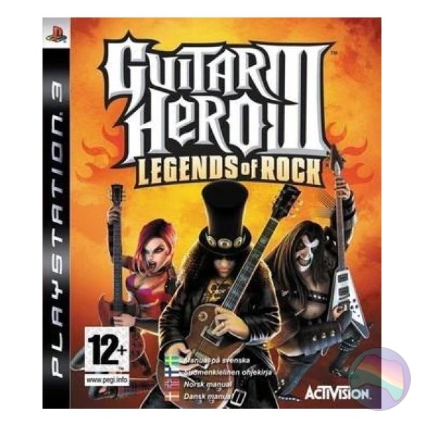 Guitar Hero III Legends of Rock (No Guitars), Boxed (No Manual)