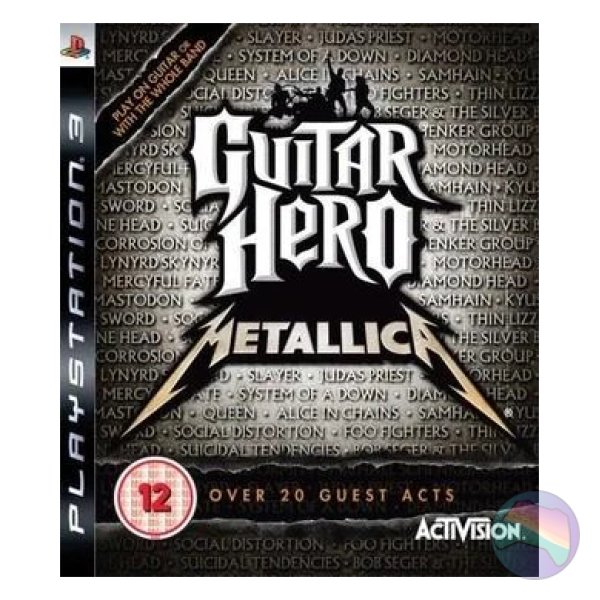 1600-14848.jpg Guitar Hero: Metallica (No Guitars), Boxed (No Manual)