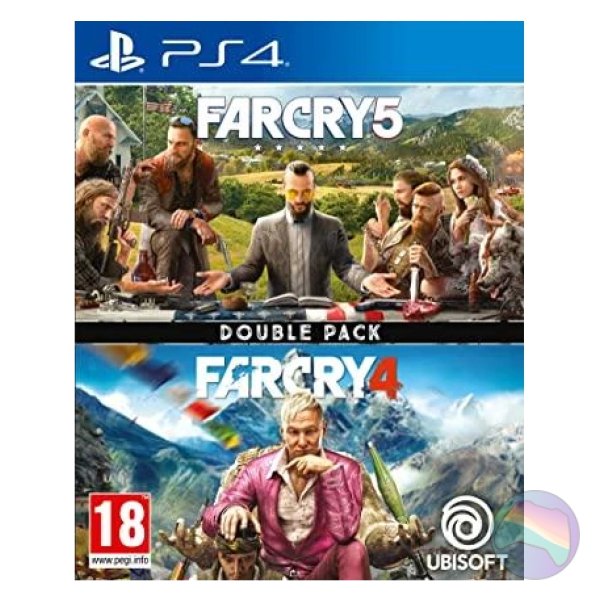 Far Cry 4 & Far Cry 5 Double Pack (No DLC), Boxed (No Manual)