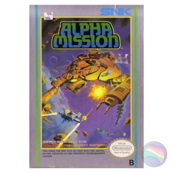Alpha Mission, Boxed (No Manual)