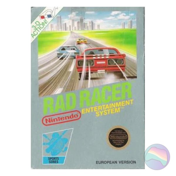 Rad Racer, Boxed (No Manual)