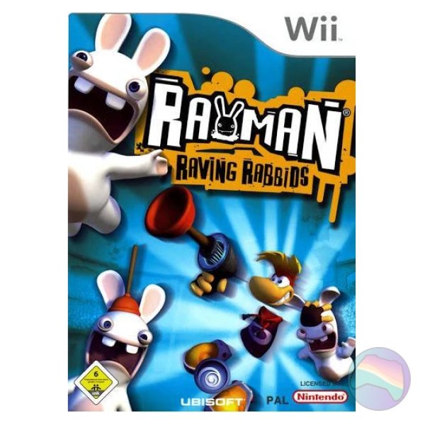 Rayman Raving Rabbids, Boxed (With Manual)