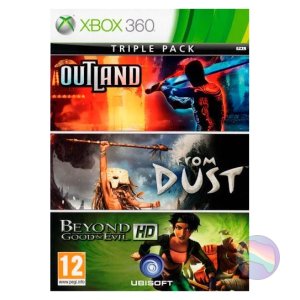 Outland & From Dust & Beyond Good & Evil HD, Boxed (No Manual)