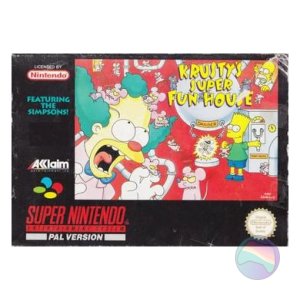 1600-8474.jpg Krusty's Super Fun House, Boxed (No Manual)