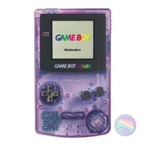 Nintendo Game Boy Color Console, Clear Purple, Discounted