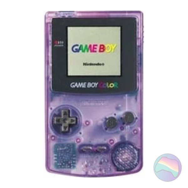 SGBCC001C_m.jpg Nintendo Game Boy Color Console, Clear Purple, Unboxed