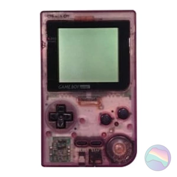 Nintendo Game Boy Pocket Console Clear Purple, Unboxed