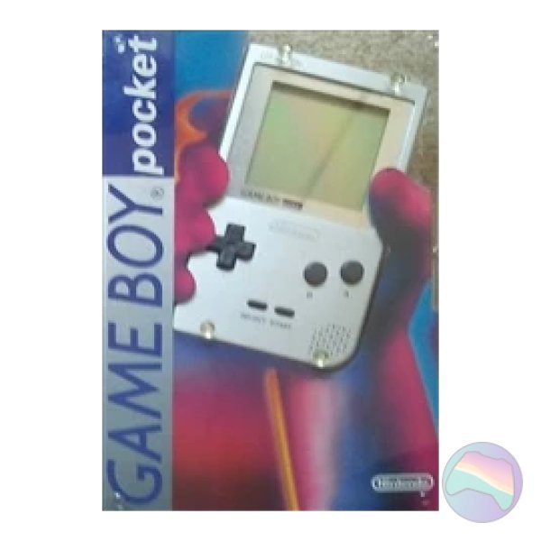 Nintendo Game Boy Pocket Console Silver (with Silver Border), Boxed