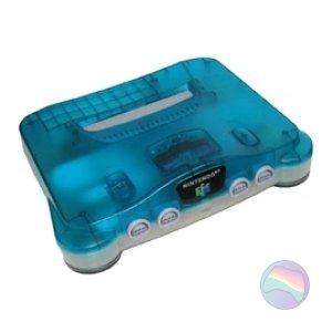 Nintendo 64 Console, Clear Blue with Expansion Pak, Discounted