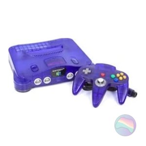 Nintendo 64 Console, Grape Purple, Unboxed