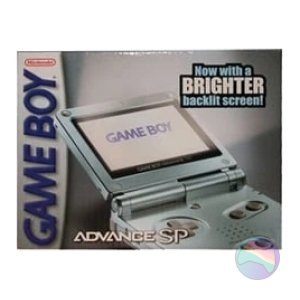 Nintendo Game Boy Advance SP AGS-001 Console, Arctic Blue, Boxed