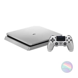 Sony PlayStation 4 Slim Console, 500GB Silver (With 1 Silver Pad), Unboxed