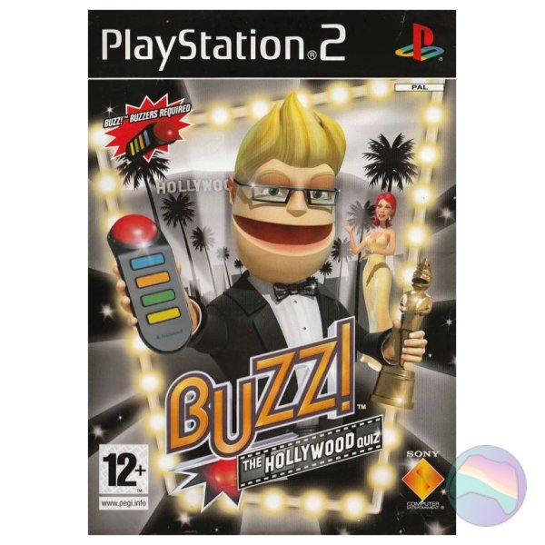 Buzz!: Hollywood Quiz (No Buzzers), Boxed (With Manual)