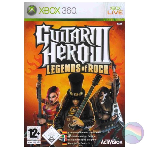Guitar Hero III: Legends of Rock (No Guitars), Boxed (With Manual)