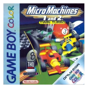 Micro Machines 1 and 2 Twin Turbo, Boxed (With Manual)