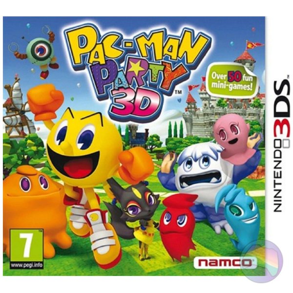 Pac-Man Party 3D, Boxed (With Manual)