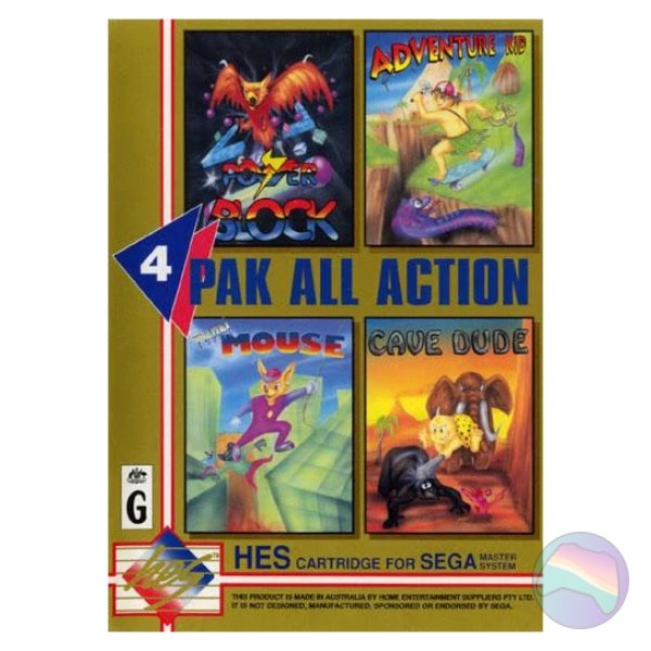 4 Pak All Action, Boxed (No Manual)