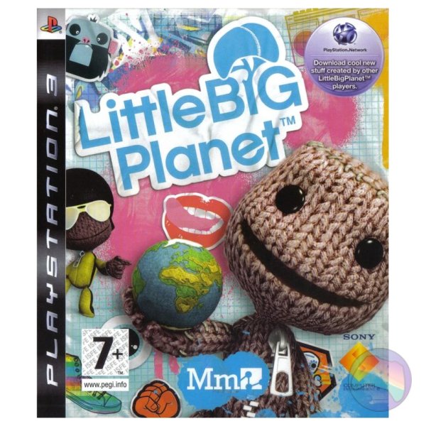 5035184-littlebigplanet-front-cover.jpg LittleBigPlanet, Boxed (With Manual)