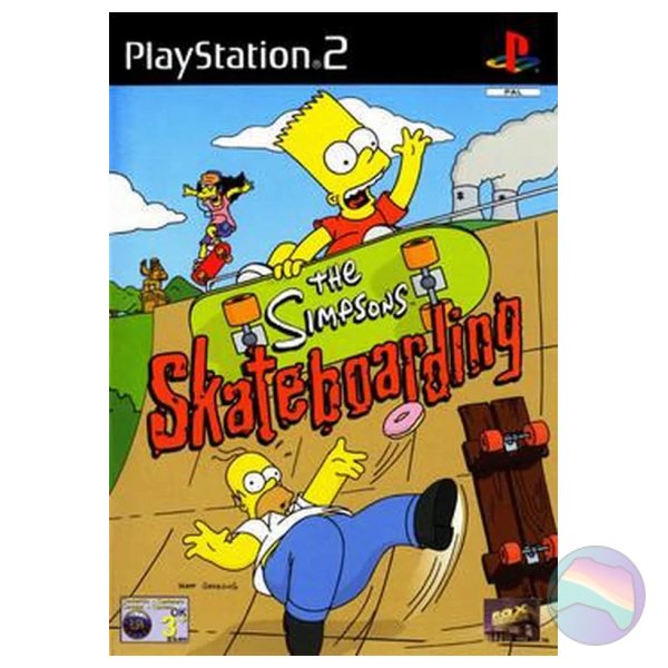 The Simpsons Skateboarding, Boxed (With Manual)