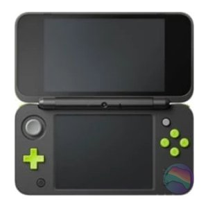 NEW Nintendo 2DS XL Console, with AC Adapter, Black & Lime Green, Unboxed