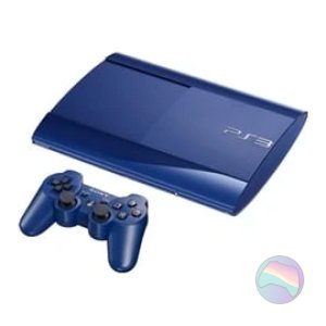 Sony PS3 Super Slim Console, 500GB, Blue, +1Pad, Discounted