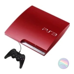 Sony PS3 Slim Console, 320GB, Scarlet Red +1 Pad, Discounted