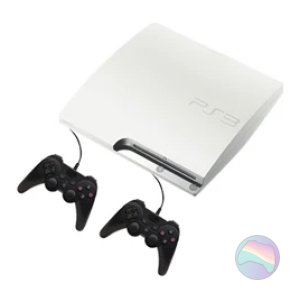 Sony PS3 Slim Console, 320GB, White +2 Pads, Discounted
