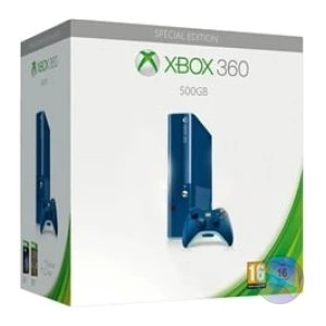 Microsoft Xbox 360 "E" Console, 500GB, Blue SE, Boxed