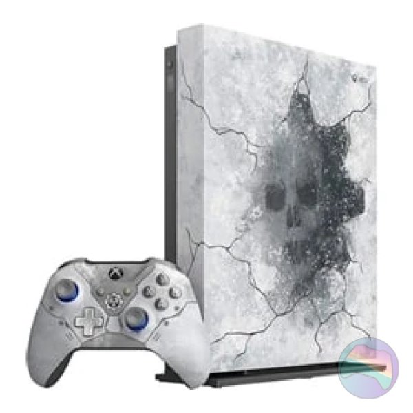 Microsoft Xbox One X Console, 1TB, Gears 5 Ed. White/Grey, Discounted