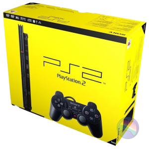 Sony PlayStation 2 Slimline Console, Black, Boxed