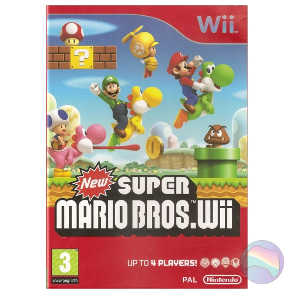 New Super Mario Bros. Wii, Boxed (With Manual)