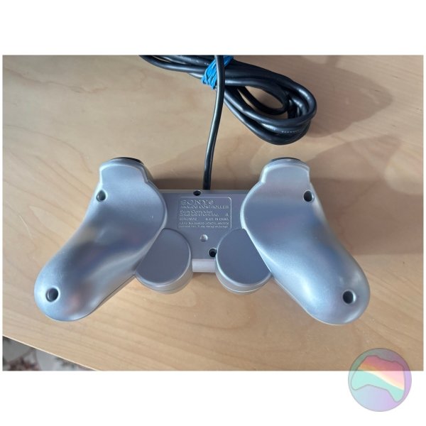 Official Dual Shock 2 Controller, Silver for Sony PlayStation 2