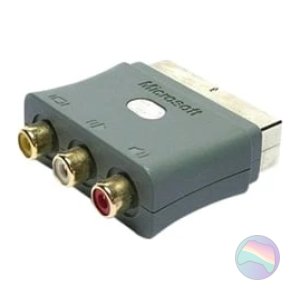 SACCOFSCADPB_m.jpg Official XBox 360 Scart Adaptor (Varying Colour) for Microsoft Xbox 360