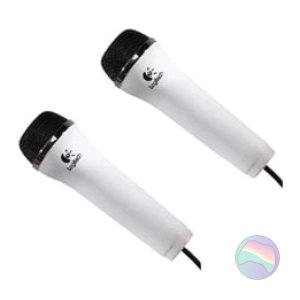 2 Logitech Mics for Nintendo Wii