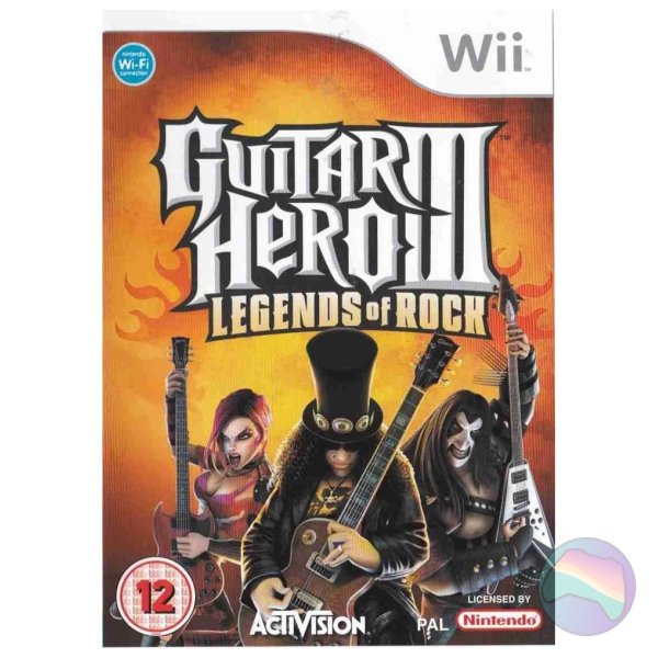 Guitar Hero III Legends of Rock (No Guitars), Boxed (With Manual)