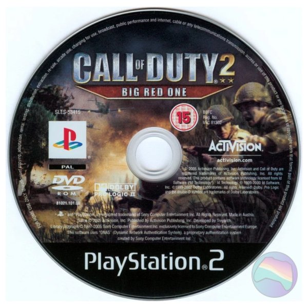 Call of Duty 2 Big Red One, Unboxed (Game Only)