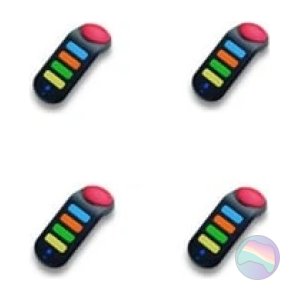 Buzz! 4 x Wireless Buzzers & Dongle (No Game) for Sony PlayStation 3