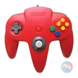 045496860073RED_m.jpg Nintendo 64 Official Red Controller for Nintendo 64