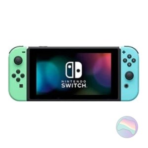 0454964NS32ACN03_m.jpg Nintendo Switch Console, 32GB Animal Crossing Pastel/White Joy-Con No Game, Disco