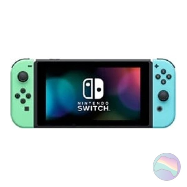 Nintendo Switch Console, 32GB Animal Crossing Pastel/White Joy-Con No Game, Disco