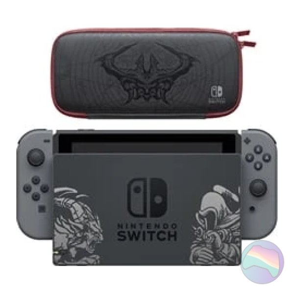 Nintendo Switch Console, 32GB, Diablo & Grey Joy-Cons, (With Case, No Game), Unboxed