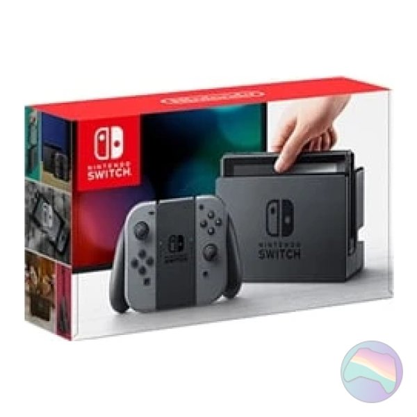 Nintendo Switch Console, 32GB + Grey Joy-Con, Boxed