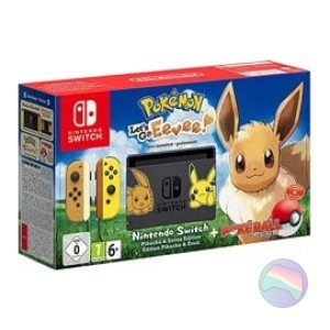 0454964NS32PLG01_m.jpg Nintendo Switch Console, 32GB Lets Go+Yellow/Brown Joy-Con No Game/Ball, Boxed