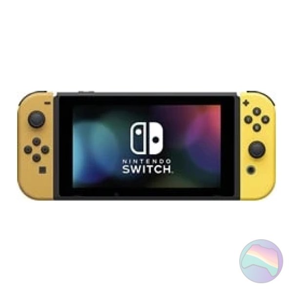 Nintendo Switch Console, 32GB Lets Go+Yellow/Brown Joy-Con No Game/Ball, Unboxed
